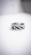 Unique Mens silver wedding bands OLAF | Celtic Wedding Ring BY MOONIQUE