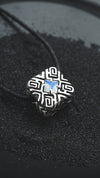 moonique , moonstone silver pendant, unique gemstone jewelry, shipibo jewelry, statement pendant 