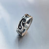 mens oxidized silver ring mens band ring mens silver ring handmade jewelry