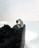 Mens silver Black stone ring mens engagement ring Black Onyx ring Mens gemstone ring 
