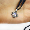 Rainbow Moonstone Necklace moonstone pendant for women 925 sterling silver necklace for women CROSS