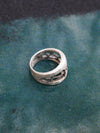 Mens silver ring, Jera viking rune, protection rune, norse runes, viking rune ring, sterling silver ring, mooniquecreation 