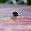 Australian opal ring "COSMOSHIP"