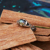 Mens silver Labradorite pinky Ring from the silver Cyberpunk ARGO