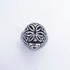 Cyberpunk jewelry, Mens silver ring, Unique mens ring, Signet ring men, Mens pinky ring, Antique mens ring FLOWER FACE Ready to ship