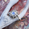 Australian opal ring, Natural opal ring, Boulder opal ring, October birthstone, Promise ring for her, Valentines day gift COSMOSHIP