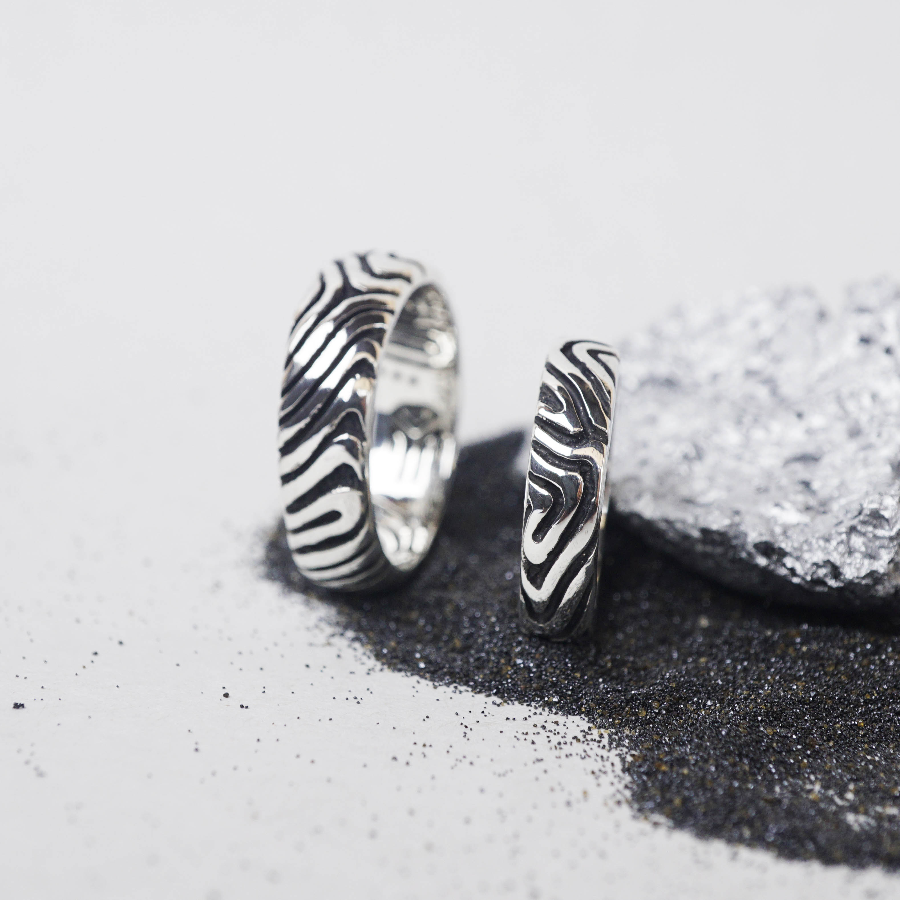 Wedding bands His and hers rings, Promise rings for couples, Couple rings, His and Her promise rings,Wedding band set, Couples ring set