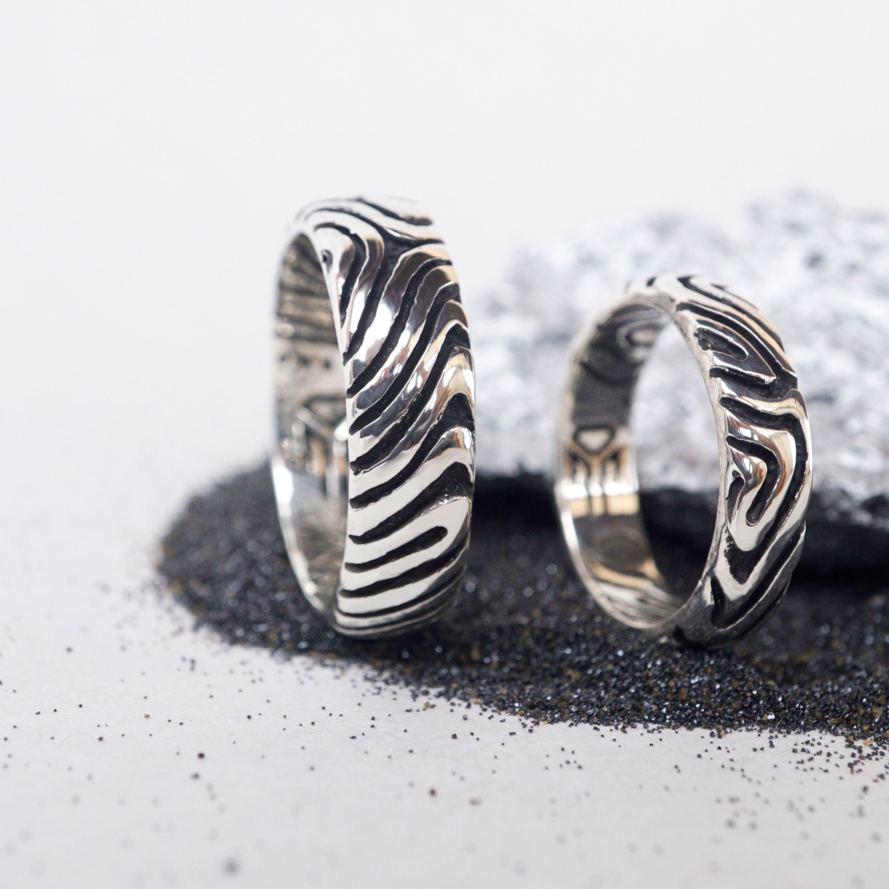 Wedding bands His and hers rings, Promise rings for couples, Couple rings, His and Her promise rings,Wedding band set, Couples ring set