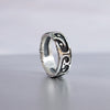 mens oxidized silver ring mens band ring mens silver ring handmade jewelry
