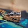 Mens Pinky silver ring, Moonstone signet ring - TORNADO